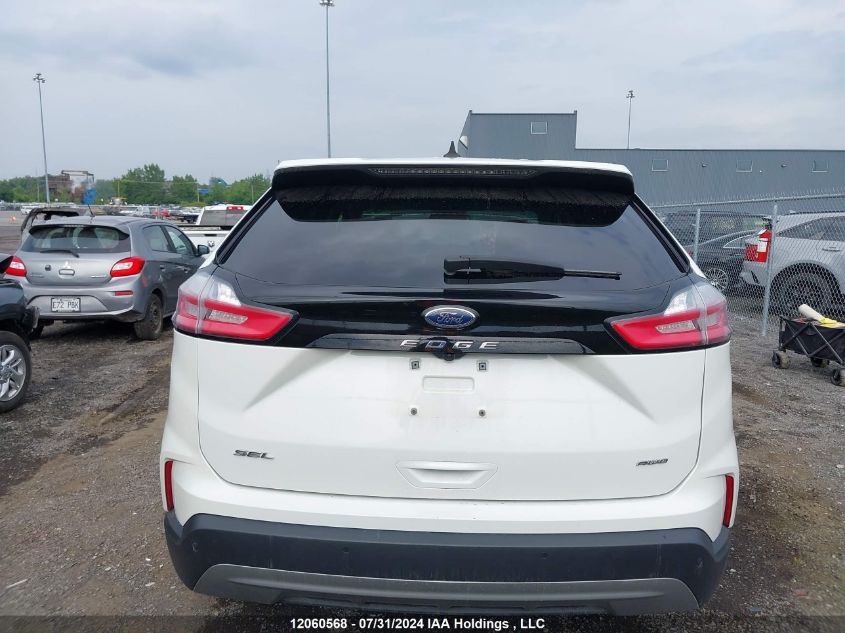 2022 Ford Edge Sel VIN: 2FMPK4J94NBA75556 Lot: 12060568