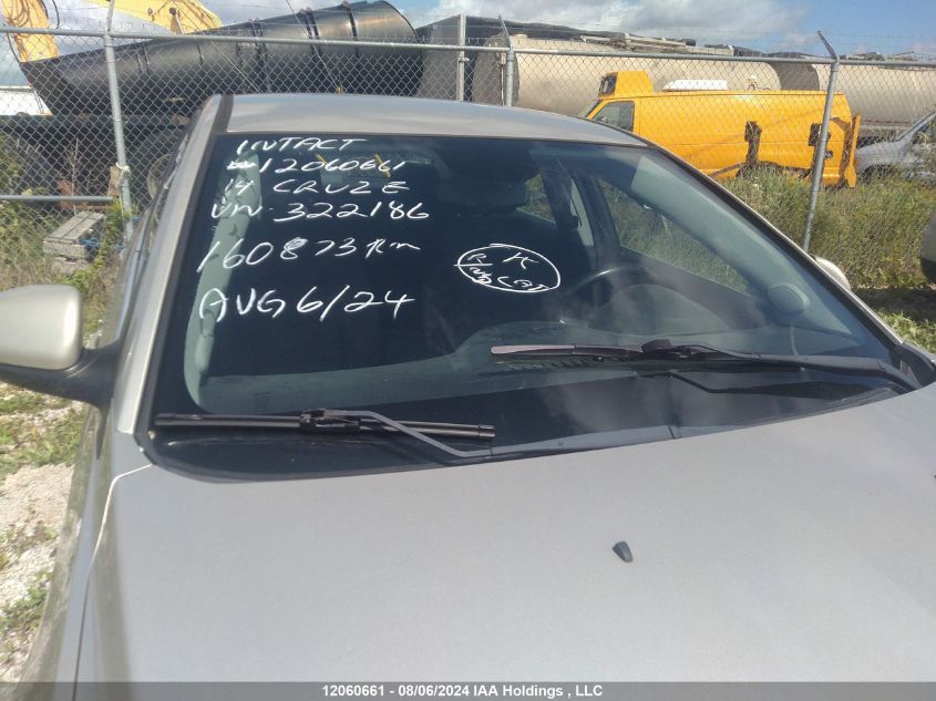 2014 Chevrolet Cruze VIN: 1G1PC5SB3E7322186 Lot: 12060661