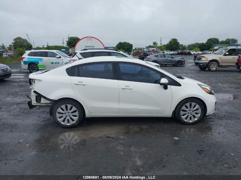 2015 Kia Rio VIN: KNADN4A39F6501622 Lot: 12060681