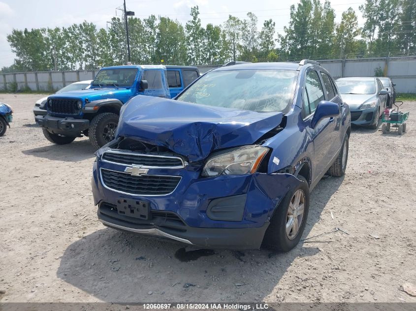 2013 Chevrolet Trax VIN: 3GNCJPSB0DL179383 Lot: 12060697