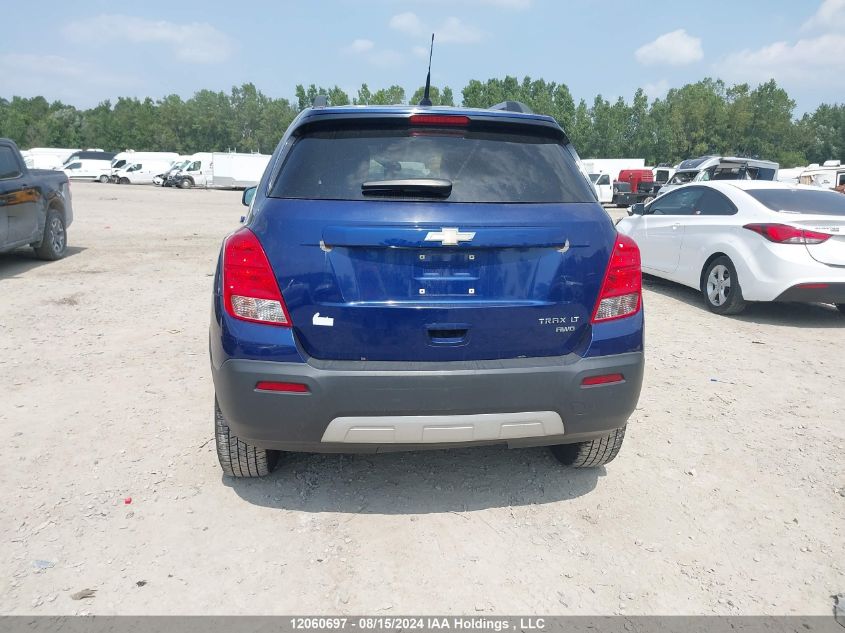 2013 Chevrolet Trax VIN: 3GNCJPSB0DL179383 Lot: 12060697