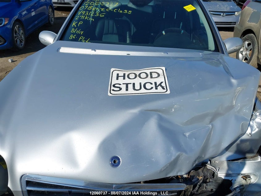 2007 Mercedes-Benz C-Class VIN: WDBRF54H27F931236 Lot: 12060737