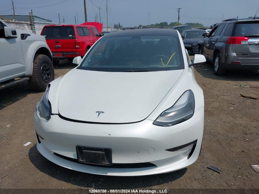 2022 Tesla Model 3 VIN: 5YJ3E1EB6NF206043 Lot: 12060758