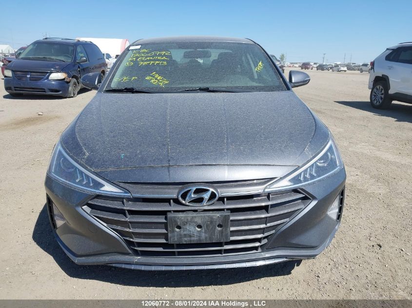 2019 Hyundai Elantra Preferred VIN: KMHD84LF6KU789943 Lot: 12060772