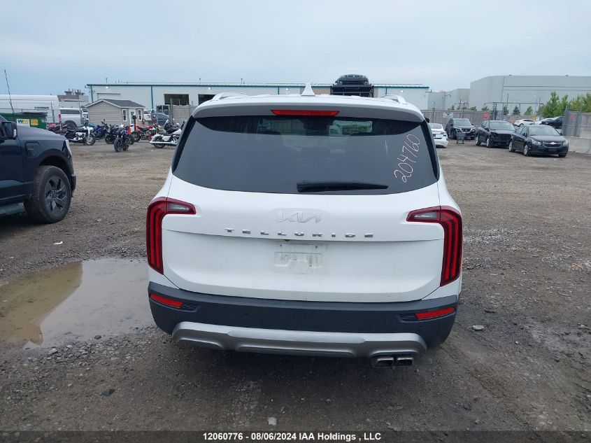 2022 Kia Telluride VIN: 5XYP5DHC2NG263548 Lot: 12060776