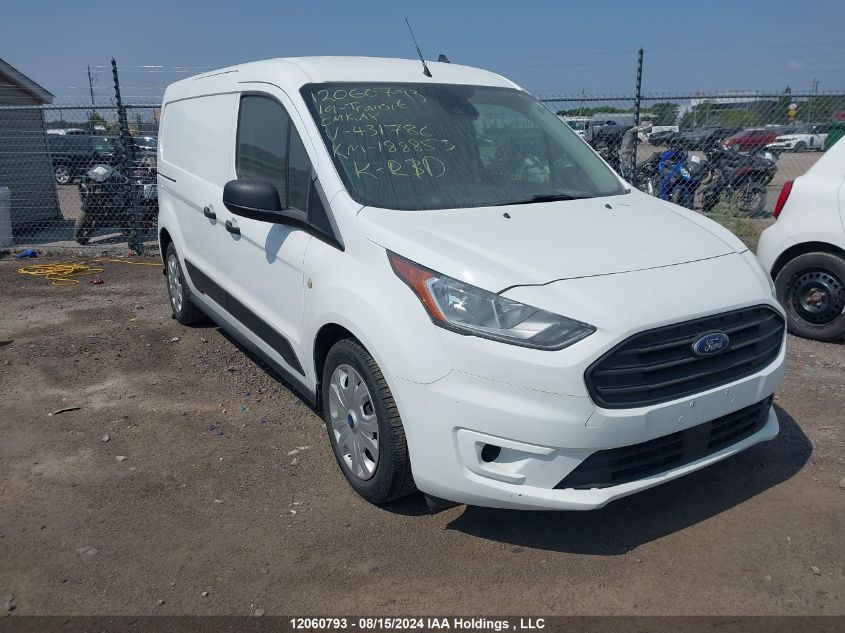 2019 Ford Transit Connect Xlt VIN: NM0LS7T24K1431786 Lot: 12060793