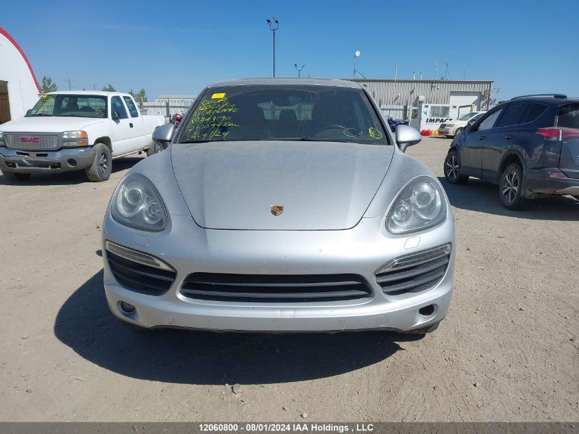 2011 Porsche Cayenne VIN: WP1AB2A2XBLA43190 Lot: 12060800