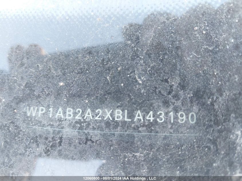 2011 Porsche Cayenne VIN: WP1AB2A2XBLA43190 Lot: 12060800