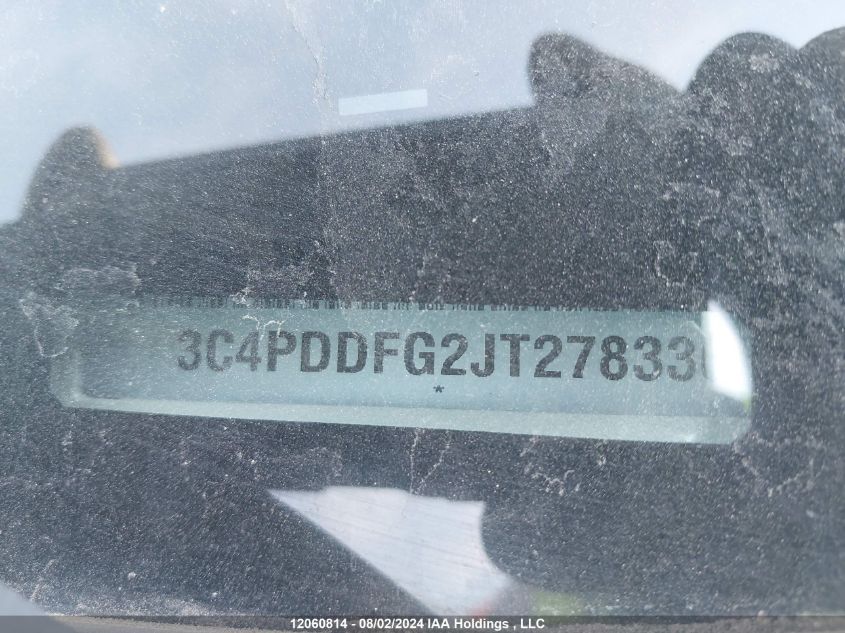 2018 Dodge Journey Gt VIN: 3C4PDDFG2JT278336 Lot: 12060814