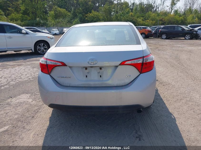 2015 Toyota Corolla L/Le/Le Pls/Prm/S/S Pls VIN: 2T1BURHE6FC337241 Lot: 12060823