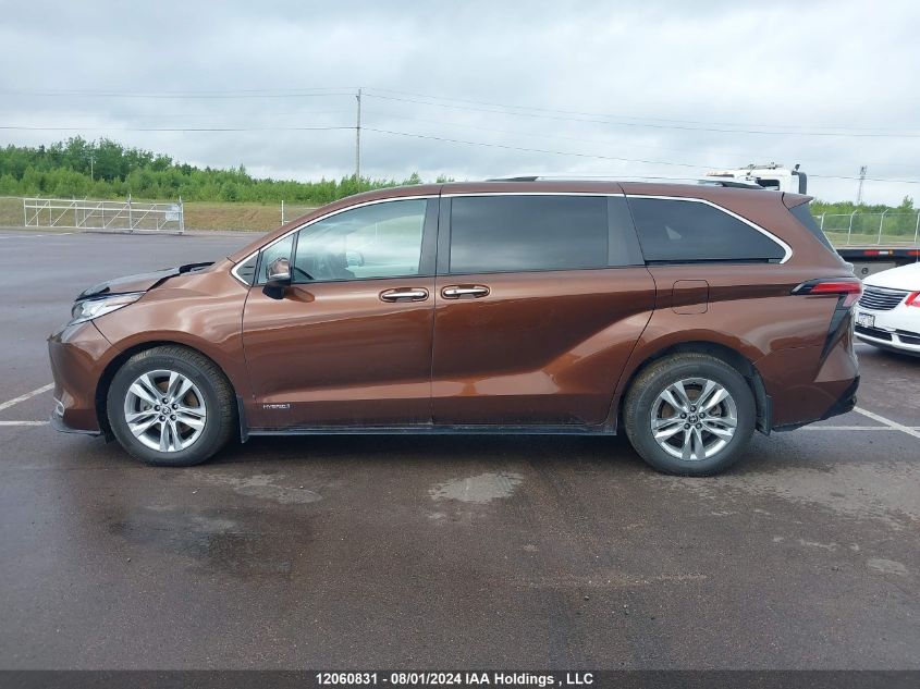 2021 Toyota Sienna Le/Xle/Xse/Limited/Platinum VIN: 5TDGSKFC2MS022798 Lot: 12060831