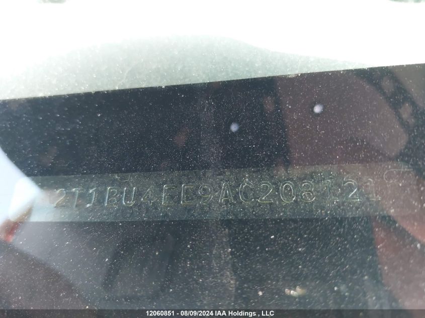 2010 Toyota Corolla S VIN: 2T1BU4EE9AC208121 Lot: 12060851