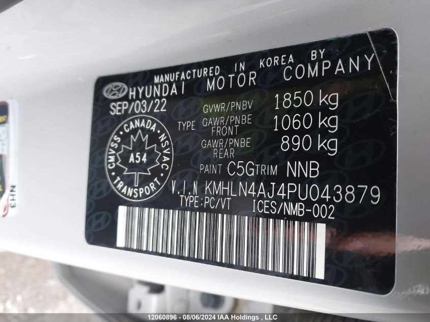 2023 Hyundai Elantra VIN: KMHLN4AJ4PU043879 Lot: 12060896