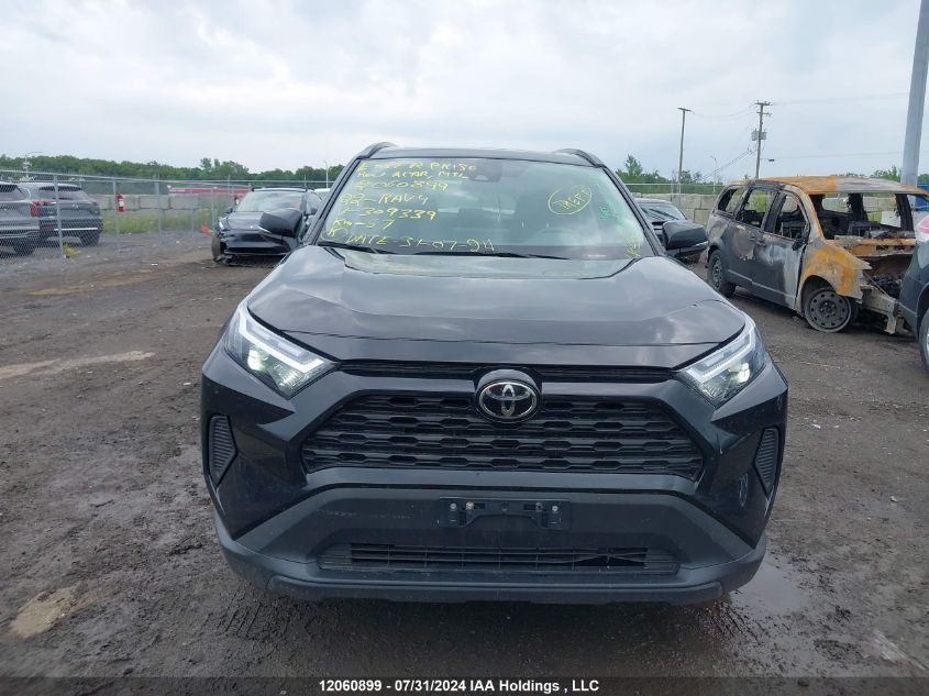 2022 Toyota Rav4 Xle/Xle Premium VIN: 2T3R1RFV6NW309339 Lot: 12060899