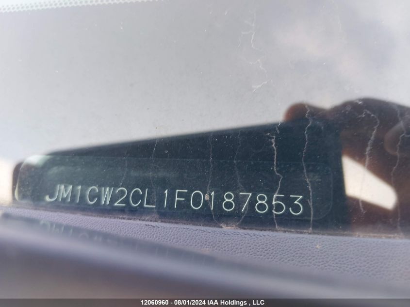 2015 Mazda 5 Touring VIN: JM1CW2CL1F0187853 Lot: 12060960