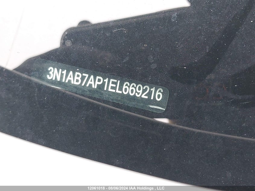 2014 Nissan Sentra VIN: 3N1AB7AP1EL669216 Lot: 12061018