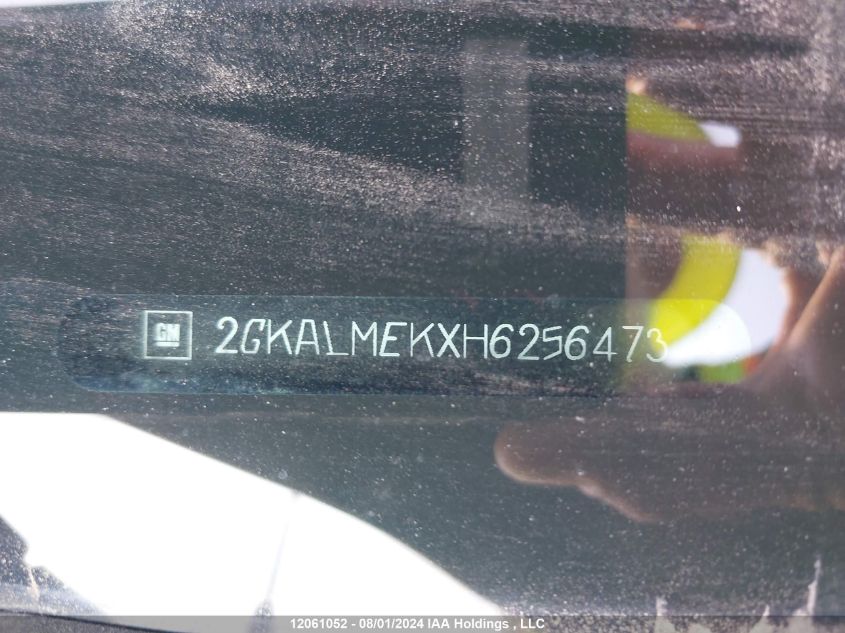 2017 GMC Terrain VIN: 2GKALMEKXH6256473 Lot: 12061052