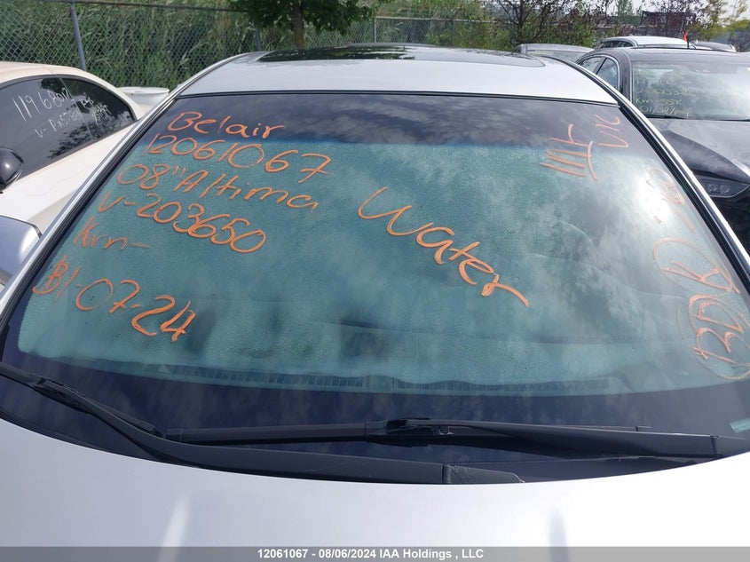 2008 Nissan Altima VIN: 1N4AL21E98C203650 Lot: 12061067