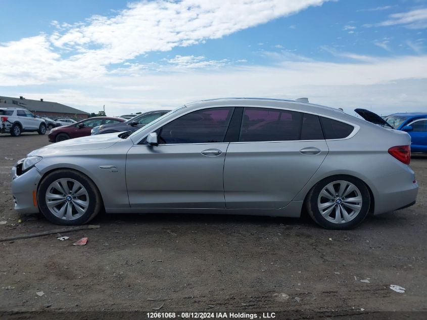 2011 BMW 5 Series Gran Turismo VIN: WBASP2C58BC338008 Lot: 12061068