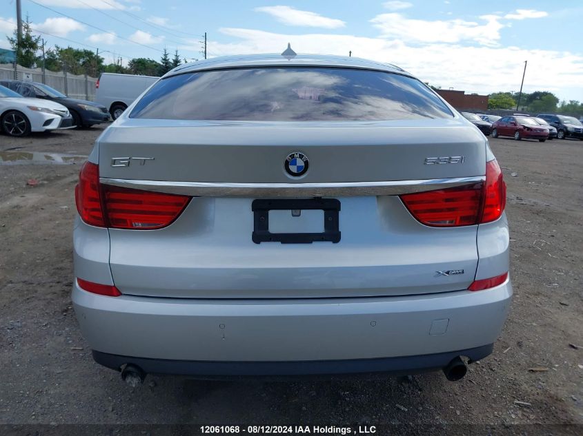 2011 BMW 5 Series Gran Turismo VIN: WBASP2C58BC338008 Lot: 12061068