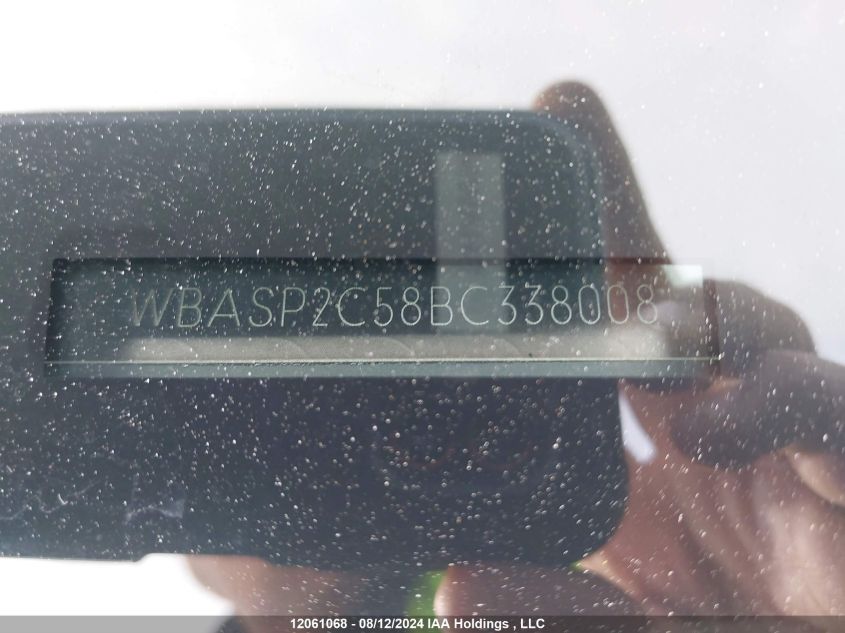 2011 BMW 5 Series Gran Turismo VIN: WBASP2C58BC338008 Lot: 12061068