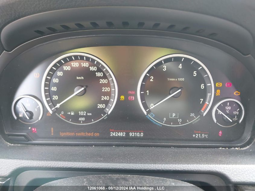 2011 BMW 5 Series Gran Turismo VIN: WBASP2C58BC338008 Lot: 12061068