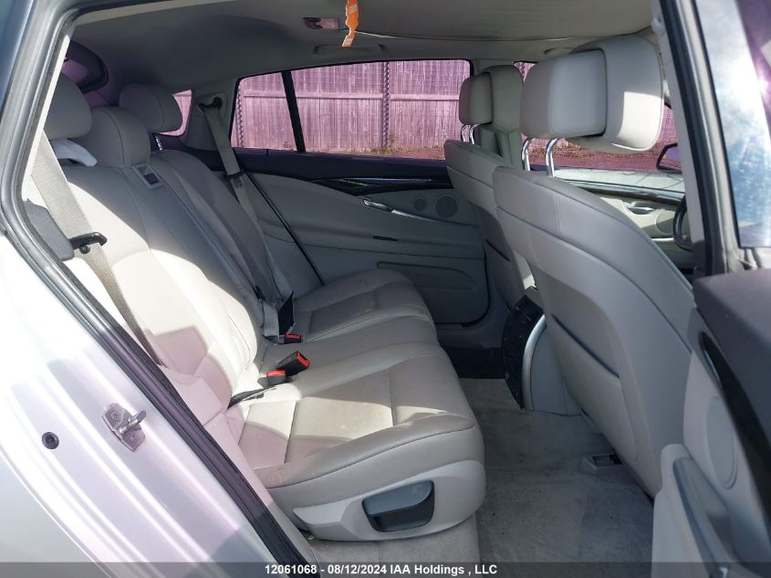 2011 BMW 5 Series Gran Turismo VIN: WBASP2C58BC338008 Lot: 12061068