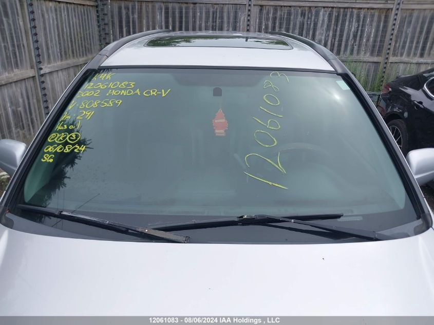 2002 Honda Cr-V VIN: JHLRD78982C808589 Lot: 12061083