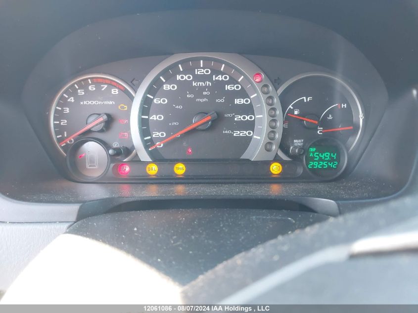 2005 Honda Pilot Ex VIN: 2HKYF18435H002219 Lot: 12061086