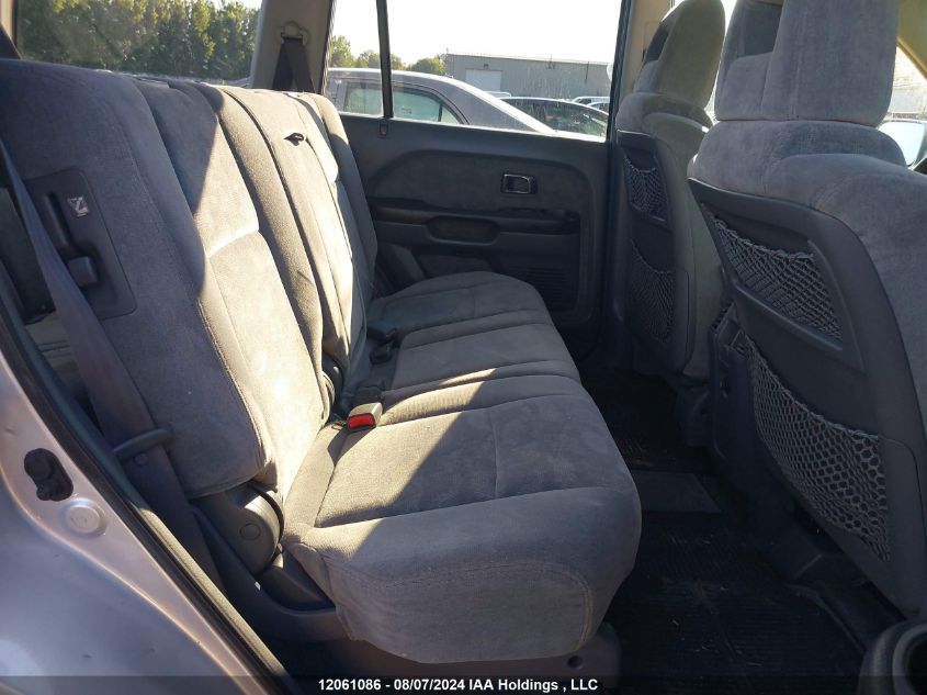 2005 Honda Pilot Ex VIN: 2HKYF18435H002219 Lot: 12061086