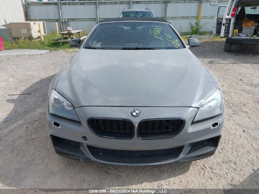 2012 BMW 6 Series VIN: WBALZ3C57CC397783 Lot: 12061095