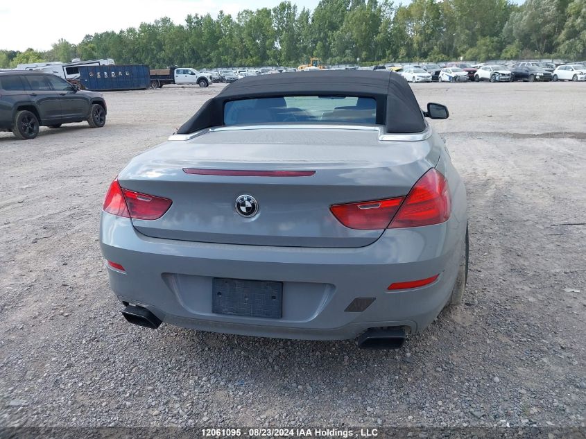 2012 BMW 6 Series VIN: WBALZ3C57CC397783 Lot: 12061095