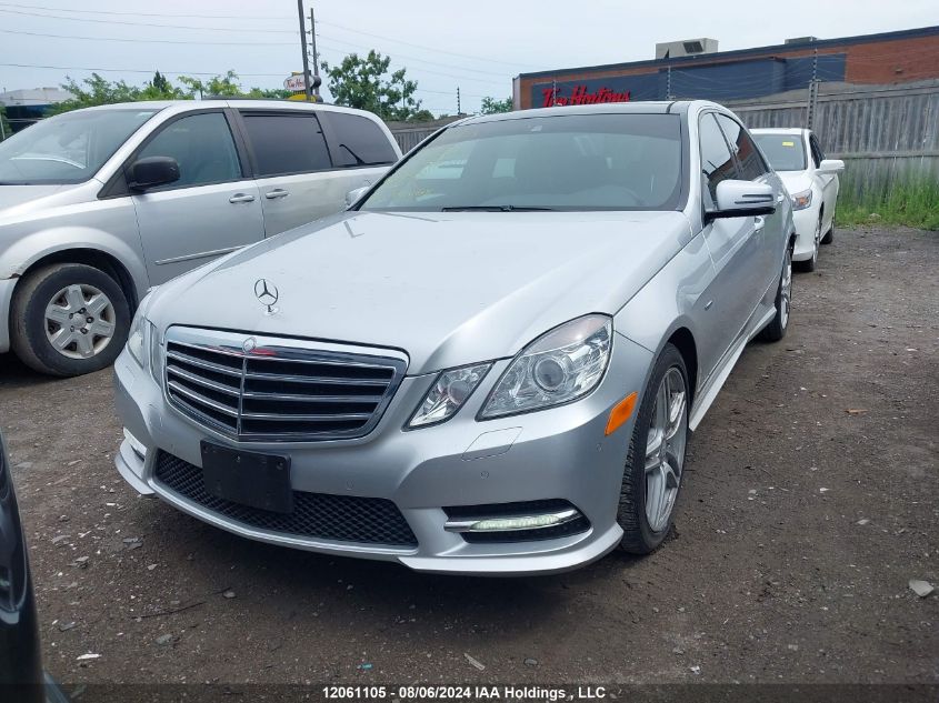 2012 Mercedes-Benz E-Class VIN: WDDHF8JB5CA609220 Lot: 12061105