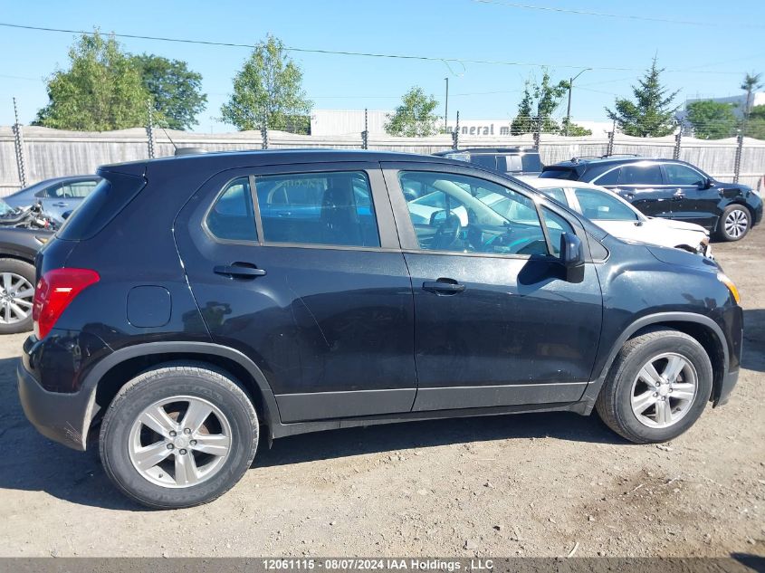 2015 Chevrolet Trax VIN: 3GNCJKSBXFL205106 Lot: 12061115