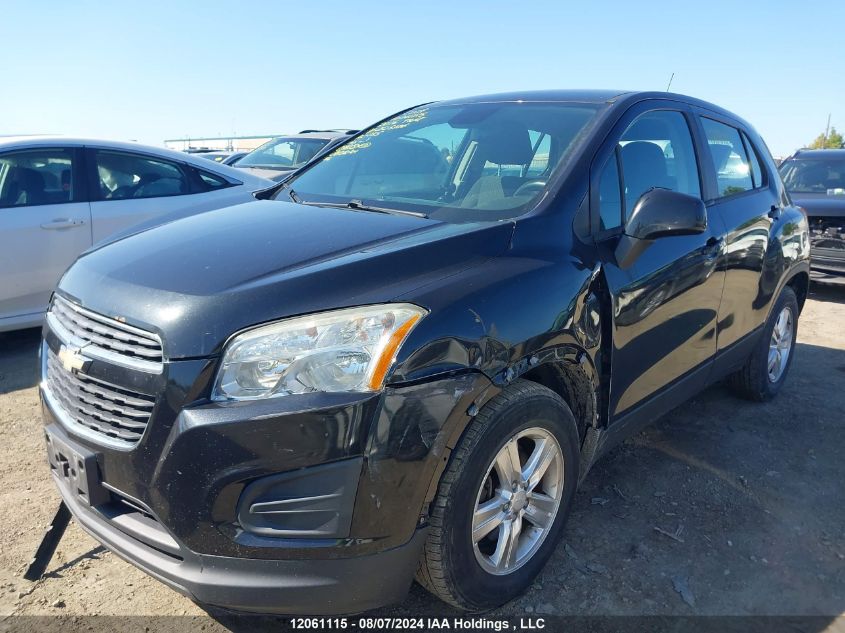 2015 Chevrolet Trax VIN: 3GNCJKSBXFL205106 Lot: 12061115