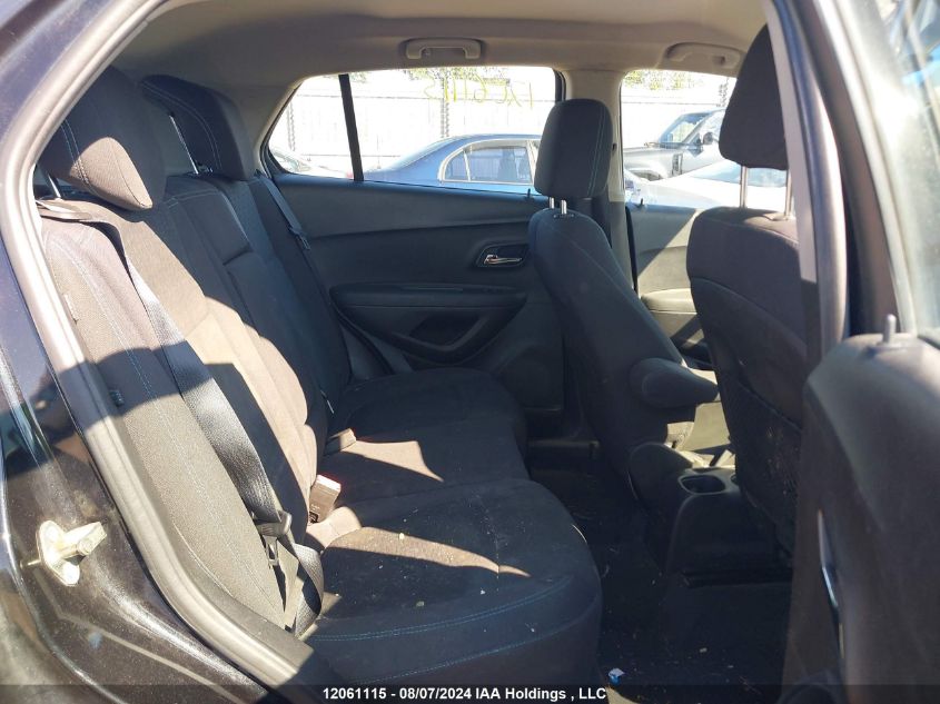 2015 Chevrolet Trax VIN: 3GNCJKSBXFL205106 Lot: 12061115