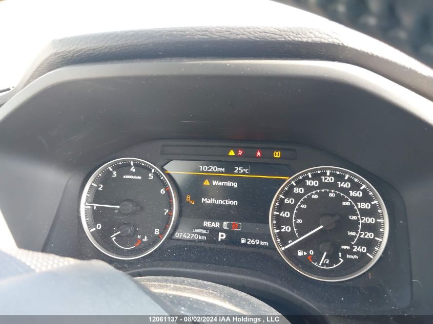 2022 Mitsubishi Outlander VIN: JA4J4TA88NZ610594 Lot: 12061137