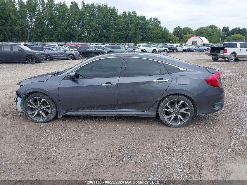 2019 Honda Civic Touring VIN: 2HGFC1F94KH105640 Lot: 12061138