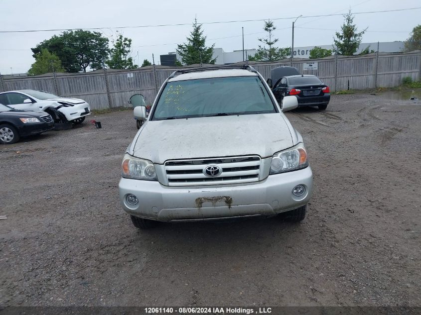 2006 Toyota Highlander VIN: JTEHP21A560148554 Lot: 12061140
