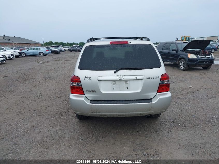 2006 Toyota Highlander VIN: JTEHP21A560148554 Lot: 12061140