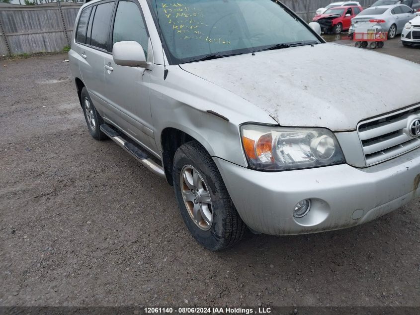 2006 Toyota Highlander VIN: JTEHP21A560148554 Lot: 12061140