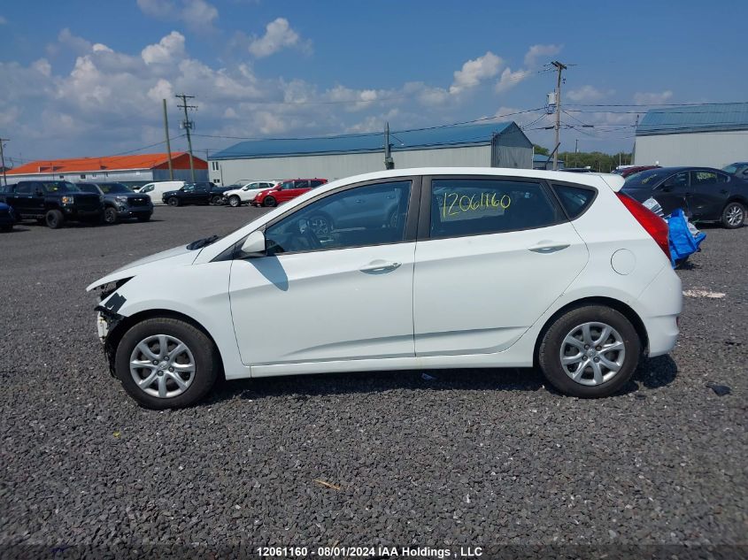 2013 Hyundai Accent Gls/Gs VIN: KMHCT5AE5DU087898 Lot: 12061160
