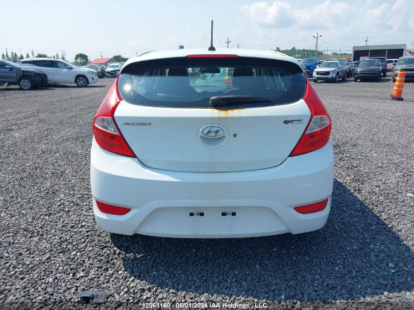 2013 Hyundai Accent Gls/Gs VIN: KMHCT5AE5DU087898 Lot: 12061160