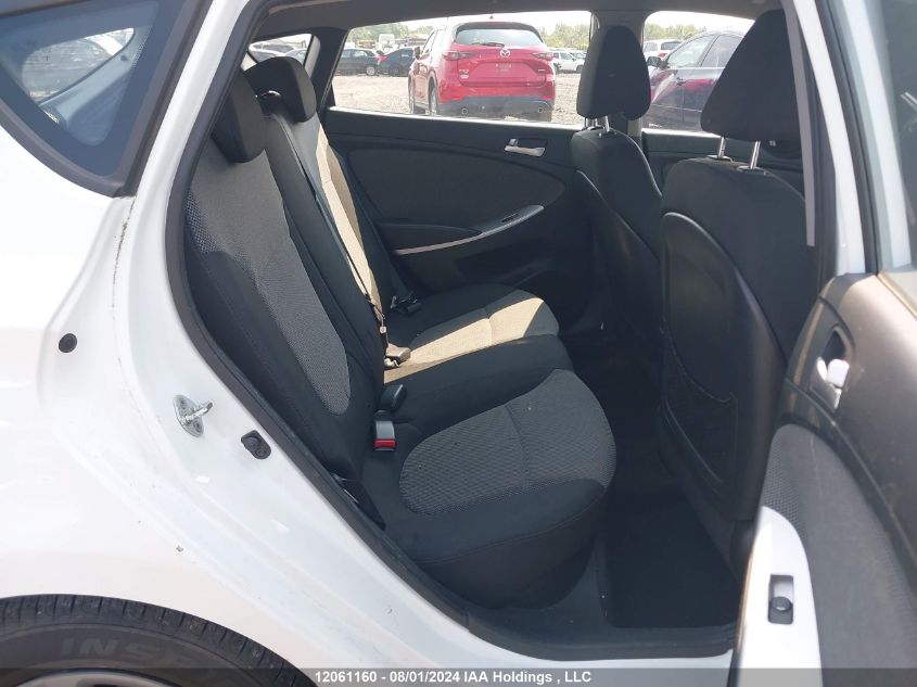 2013 Hyundai Accent Gls/Gs VIN: KMHCT5AE5DU087898 Lot: 12061160