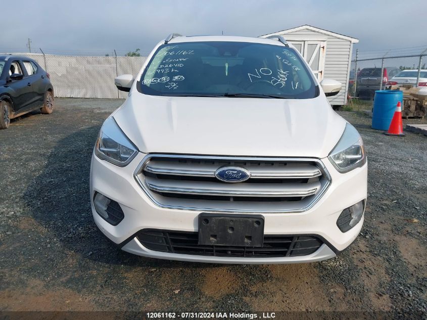 2017 Ford Escape Titanium VIN: 1FMCU9J96HUE26410 Lot: 12061162