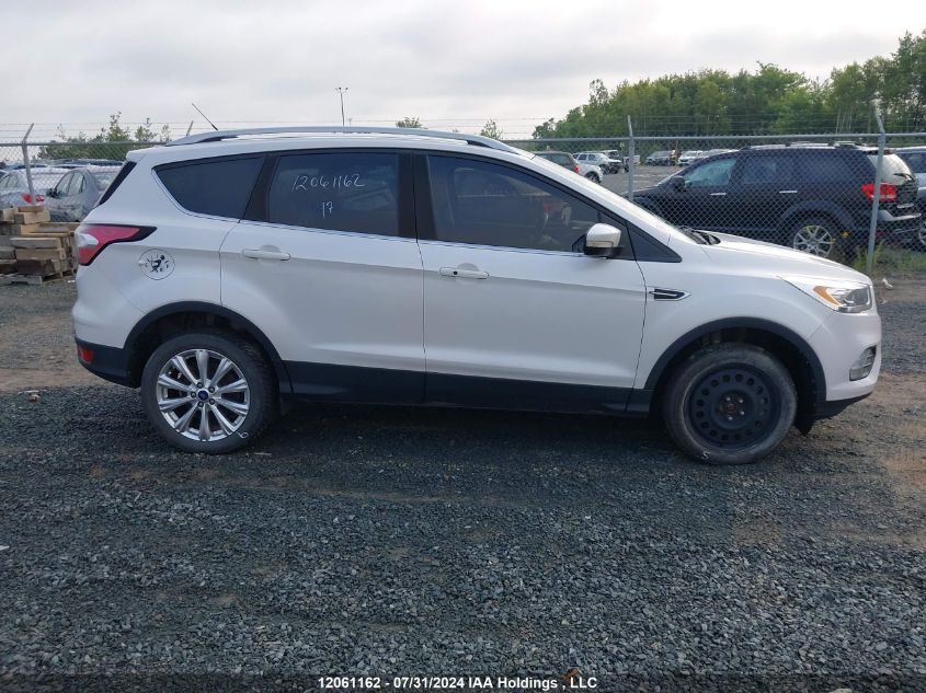 2017 Ford Escape Titanium VIN: 1FMCU9J96HUE26410 Lot: 12061162