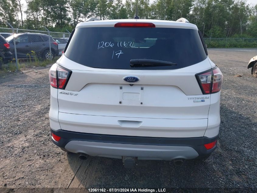 2017 Ford Escape Titanium VIN: 1FMCU9J96HUE26410 Lot: 12061162
