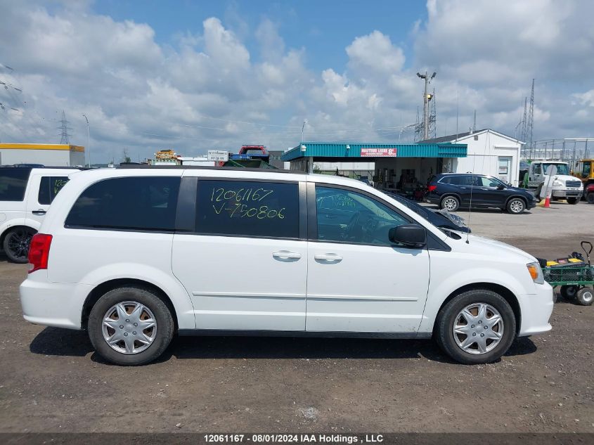 2015 Dodge Grand Caravan Se VIN: 2C4RDGBG4FR750806 Lot: 12061167