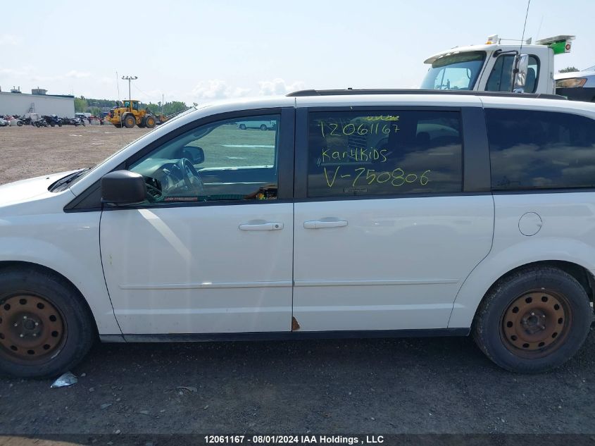 2015 Dodge Grand Caravan Se VIN: 2C4RDGBG4FR750806 Lot: 12061167