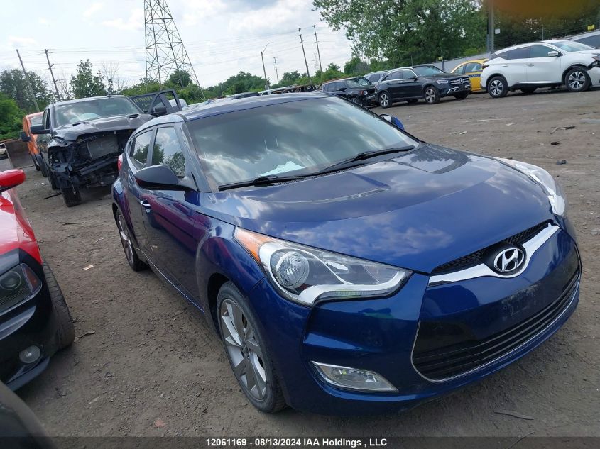 2016 Hyundai Veloster Se VIN: KMHTC6ADXGU283739 Lot: 12061169